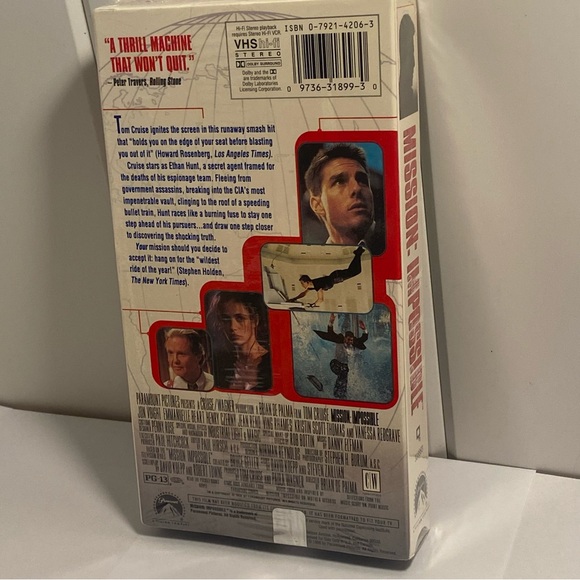 Mission: Impossible VHS video Tom Cruise movie 90s NEW SEALED 1999 - Picture 13 of 16